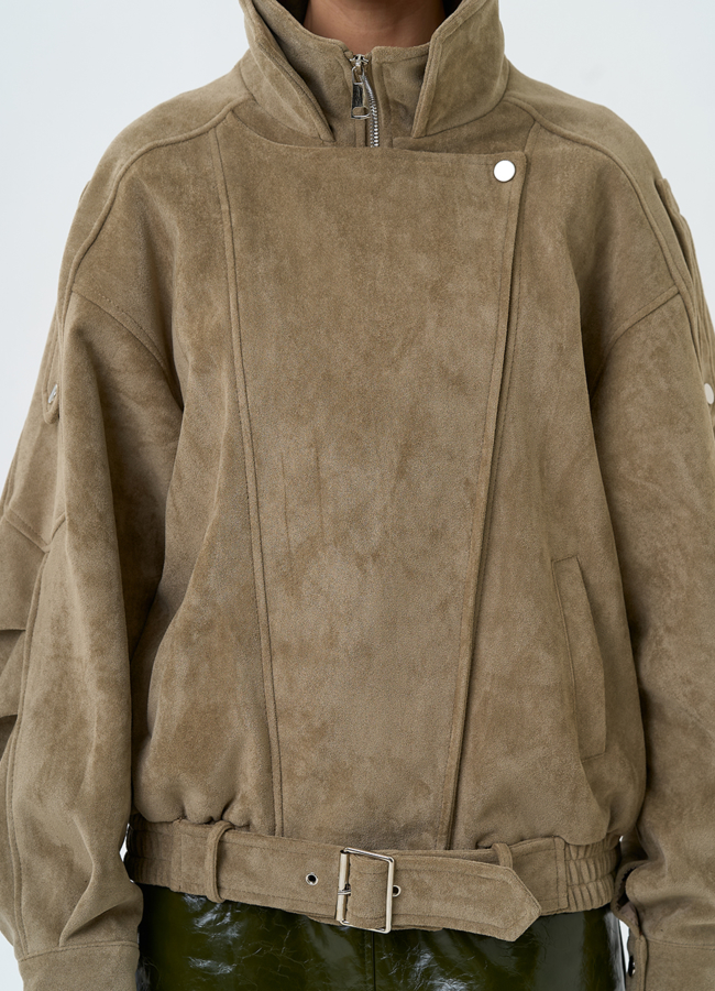 Женская куртка из эко замши модель № 33152 универмаг малина