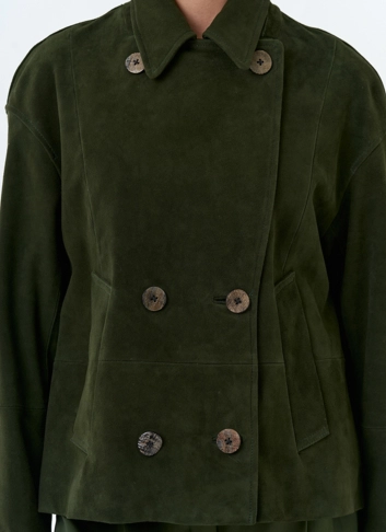 Женская куртка из натуральной замши