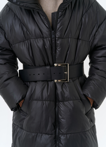 Женский пуховик с воротником стойкой