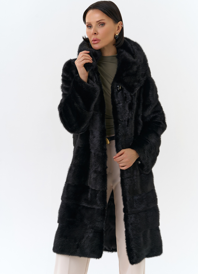 Шуба из норки модель № 24728 универмаг малина