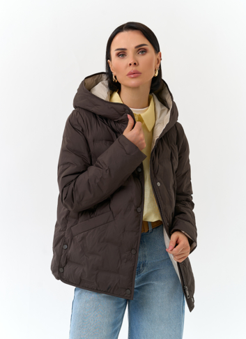 Женская куртка с капюшоном