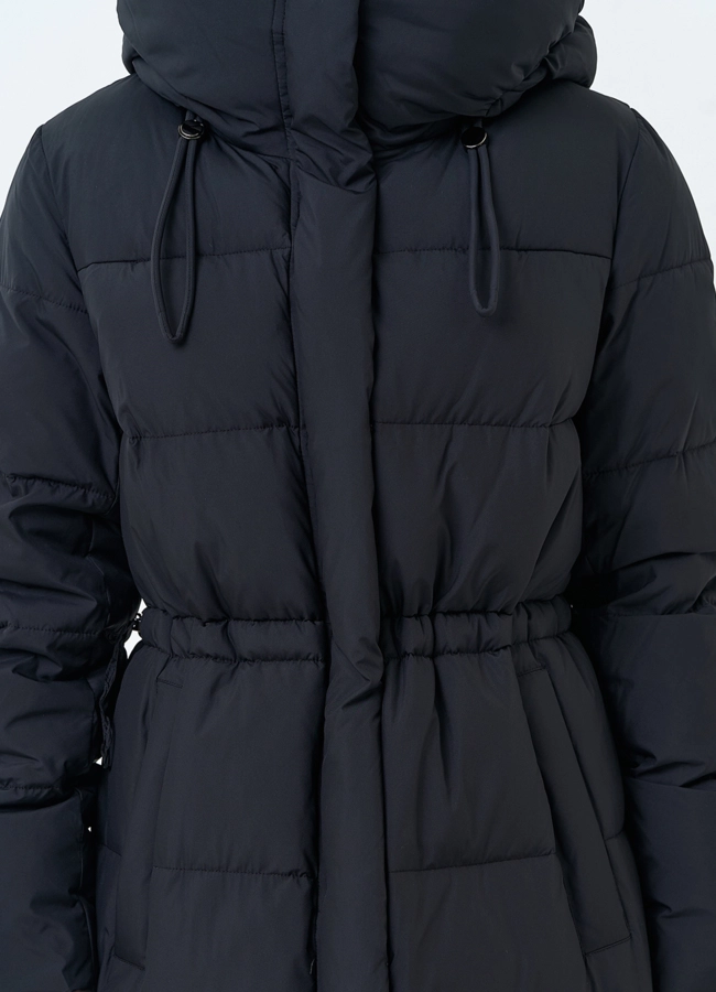 Женский пуховик с капюшоном модель № 33996 универмаг малина фото