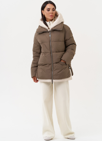 Женская зимняя куртка с капюшоном