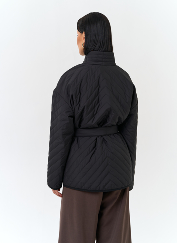 Женская куртка кимоно с поясом