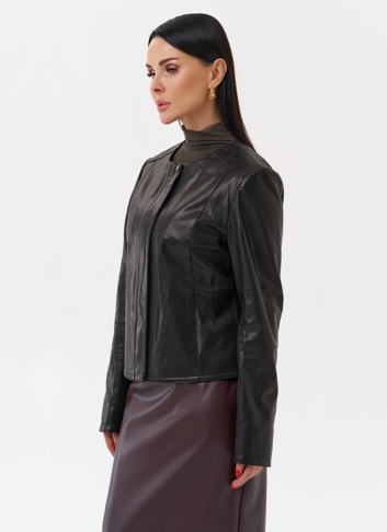 Женская кожаная куртка