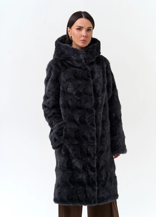 Шуба из меха норки модель № 34049 универмаг малина фото