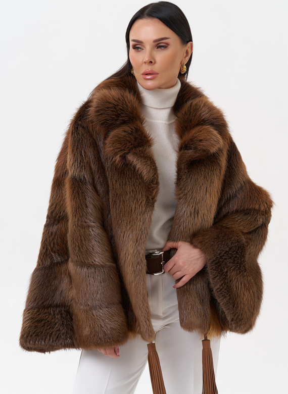 Болеро из меха бобра