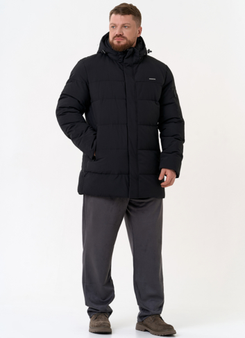 Мужской пуховик с капюшоном